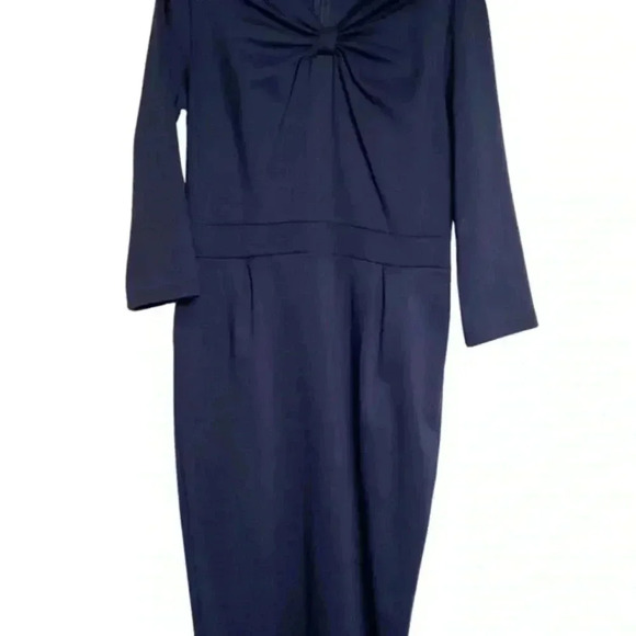 (2 for $15) MIUSOL Women's Blue Dress- Midi- Size Large - with Bow - Picture 4 of 14